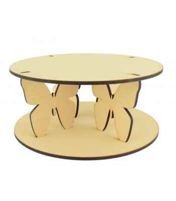 Laser Cut 12" Butterfly Cake Stand - 6mm